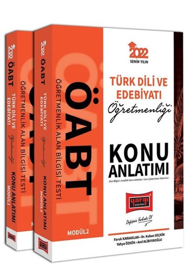 KolektifÖABT2022 ÖABT Türk Dili ve Edebiyatı Öğretmenliği Konu Anlatımı Seti - 2 Kitap Takım