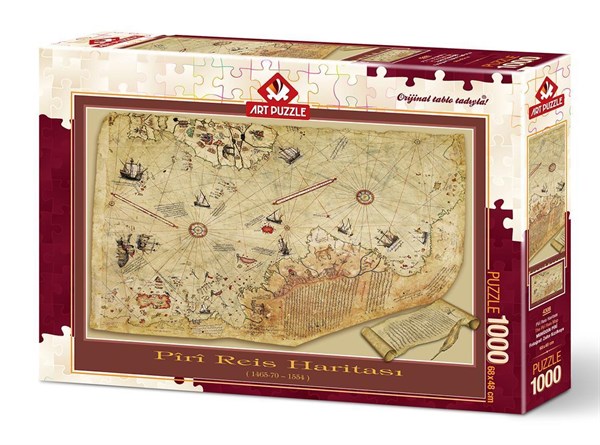 Art Puzzle Piri Reis Haritası 1000 Parça