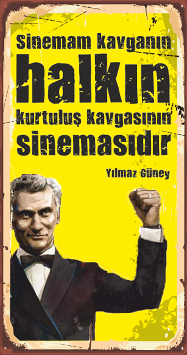 Yılmaz Güney Ahşap Edebiyat Poster hayal poster