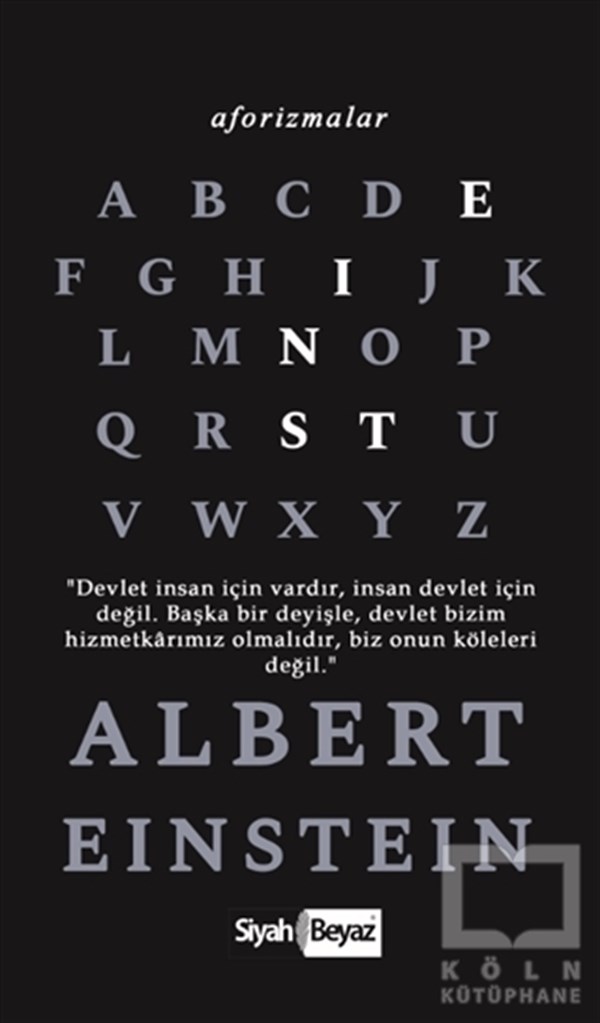 Albert EinsteinDeneme KitaplarıAforizmalar