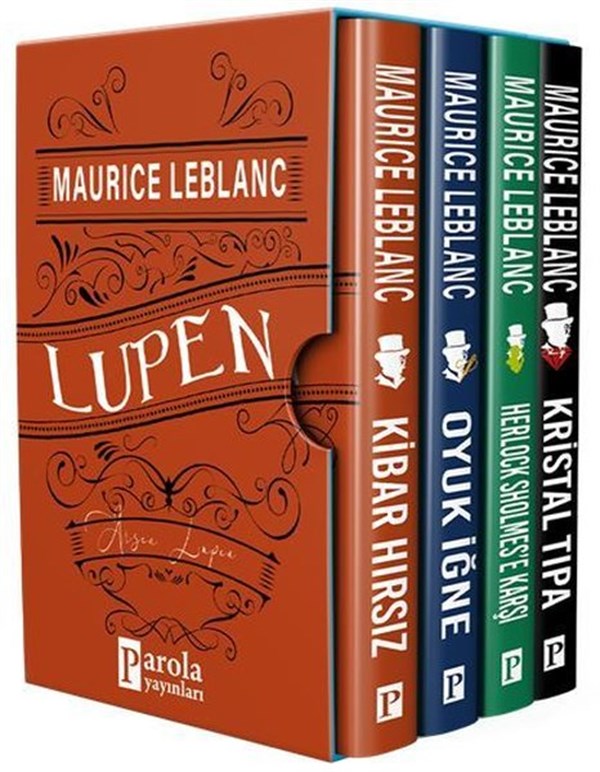 Maurice LeblancPolisiye Romanlar & Cinayet RomanlarıArsen Lupen Seti - 4  Kitap Takım - Kutulu