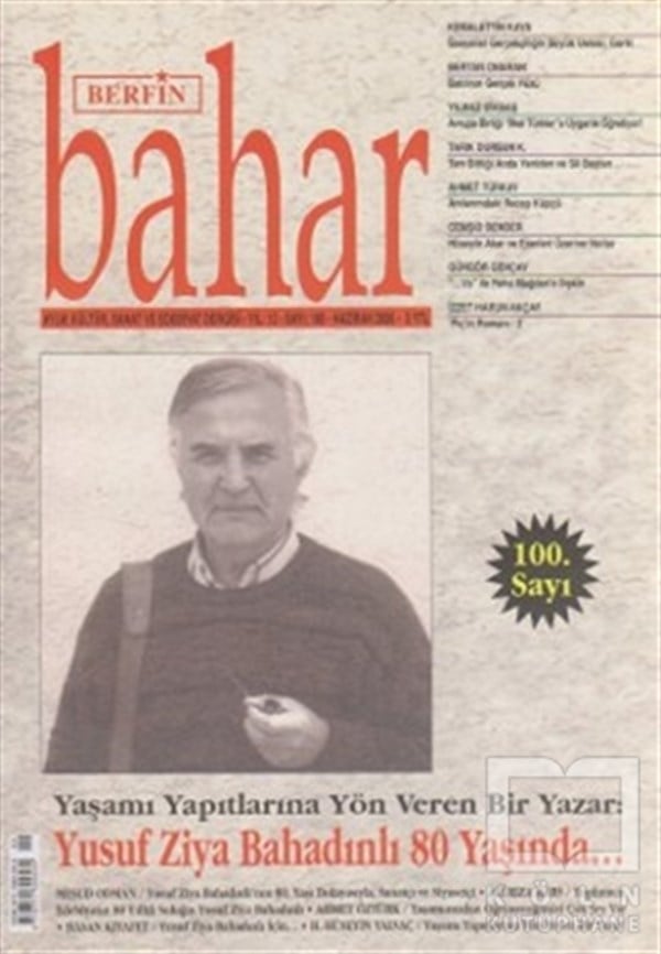KolektifDiğerBerfin Bahar Aylık Kültür, Sanat ve Edebiyat Dergisi Sayı : 100