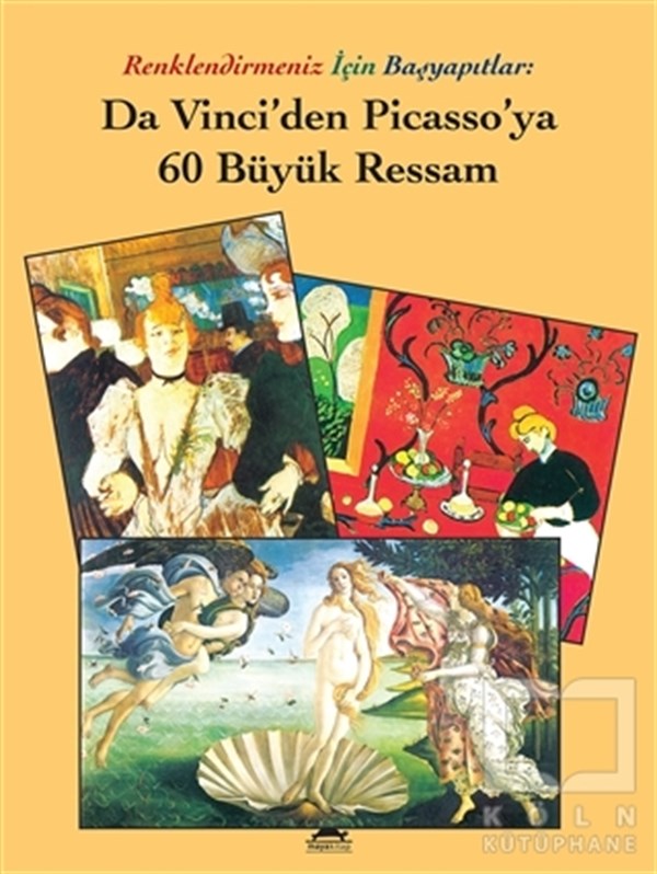 KolektifBüyükler için Boyama - Mandala KitaplarıDa Vinci’den Picasso’ya 60 Büyük Ressam