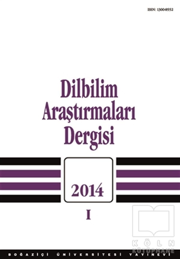 KolektifEdebiyatDilbilim Araştırmaları Dergisi: 2014 / 1