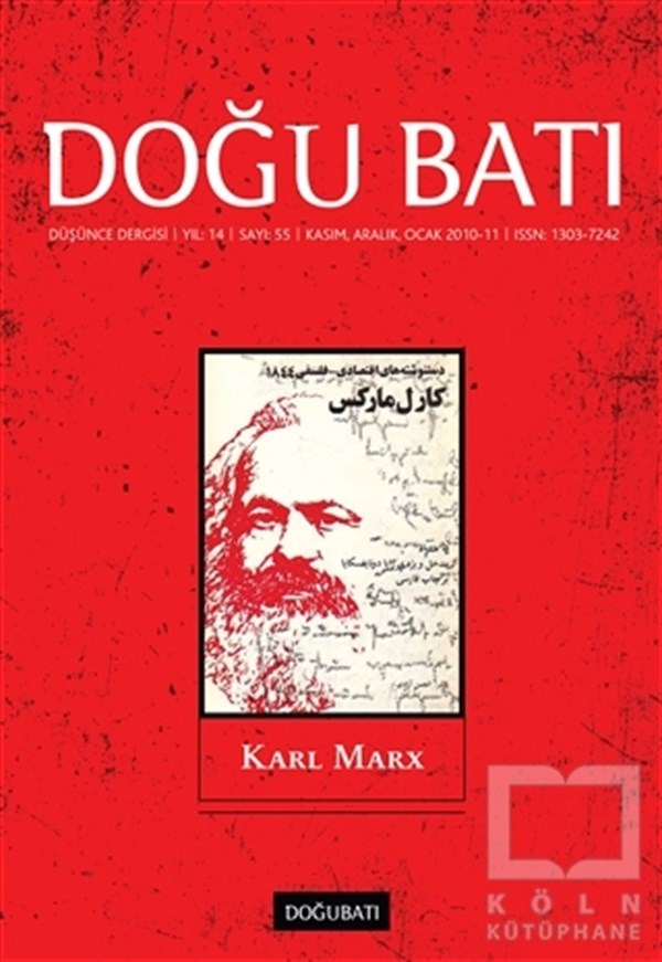 KolektifDiğerDoğu Batı Düşünce Dergisi Sayı: 55 Karl Marx