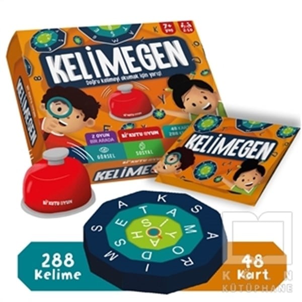 Köln KütüphaneOyun-OyuncakKelimegen ve Geliştirilmiş Kelime Oyunu 7+ Yaş