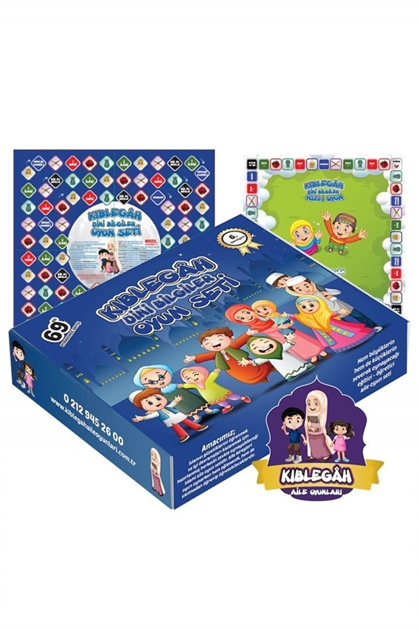 Kolektifİslami OyunlarKıblegah Oyun Seti 208 Parça Monopoly Akıl, Eğitici ve Odaklanma Oyunu