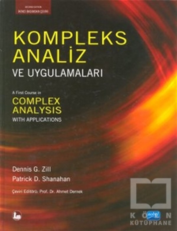 Dennis G. ZillAkademikKompleks Analiz ve Uygulamaları