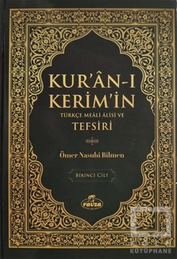 Ömer Nasuhi BilmenTefsir KitaplarıKur'an-ı Kerim'in Türkçe Meali Alisi ve Tefsiri (8 Cilt Takım)