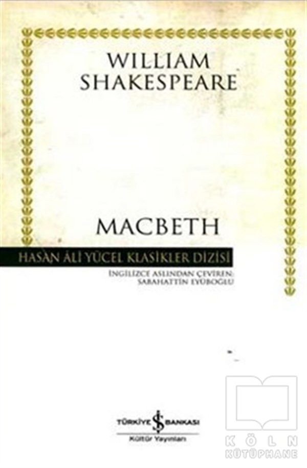 William ShakespeareSenaryoMacbeth