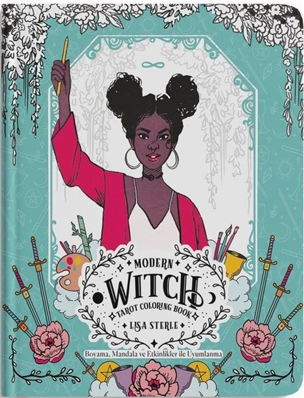 Lisa SterleDiğerModern Witch Tarot Coloring Book - BoyamaMandala ve Etkinlikler İle Uyumlanma