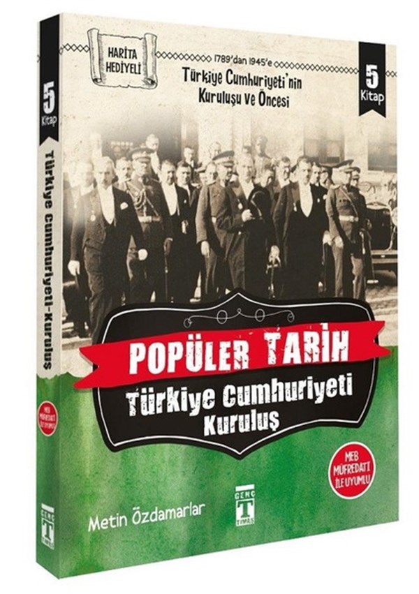 Metin ÖzdamarlarEtkinlik KitaplarıPopüler Tarih Türkiye Cumhuriyeti Kuruluş Seti-5 Kitap Takım