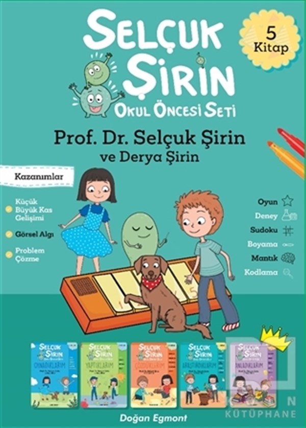 Derya ŞirinOkul Öncesi Çocuk KitaplarıSelçuk Şirin Okul Öncesi Kutulu Set (5 Kitap Takım)