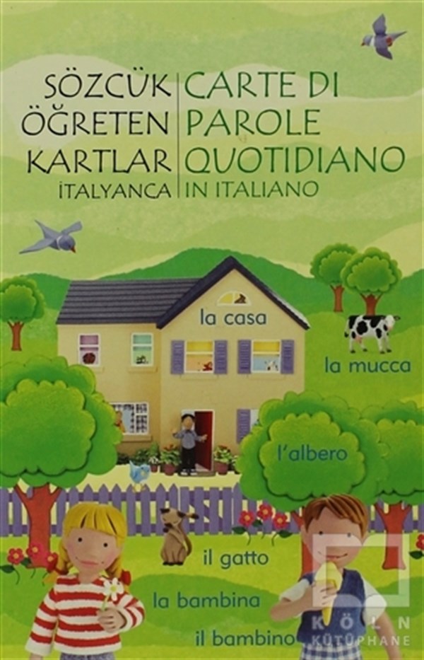 Sözcük Öğreten Kartlar - İtalyanca