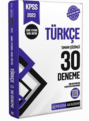 KolektifKPSS2023 KPSS Genel Kültür Genel Yetenek Türkçe 30 Deneme