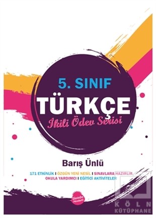 Barış ÜnlüSınavlara Hazırlık Kitapları5.Sınıf Türkçe İkili Ödev Serisi