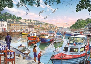 Art Puzzle Limandaki Küçük Balıkçılar 1000 Parça