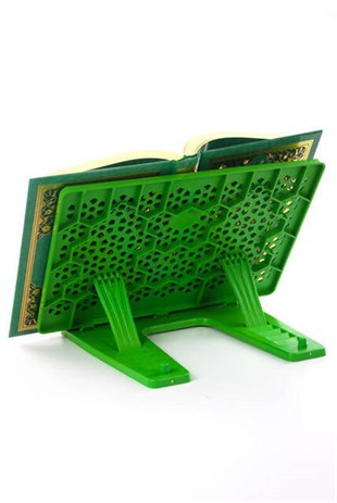 Plastik Rahle - Pratik Rahle - Masa Üstü Rahlesi - Kitap Okuma Standı - Yeşil Renk