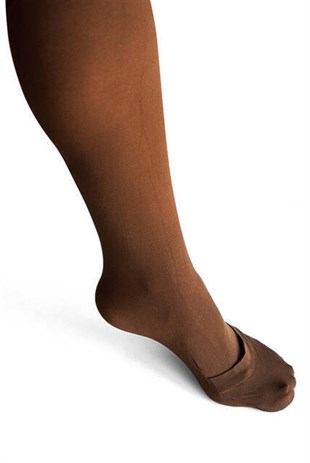 Pratik Hac Umre Abdest Çorabı - Kahverengi