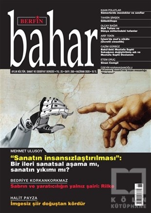 KolektifDiğerBerfin Bahar Aylık Kültür Sanat ve Edebiyat Dergisi Sayı: 268 Haziran 2020