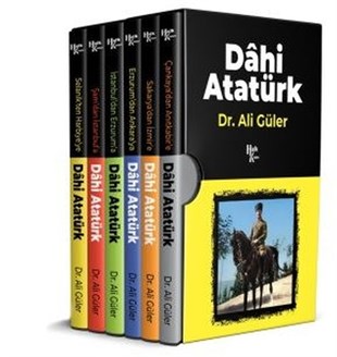 Ali GülerTarihi Biyografi ve Otobiyografi KitaplarıDahi Atatürk Seti - 6 Kitap Takım - Kutulu