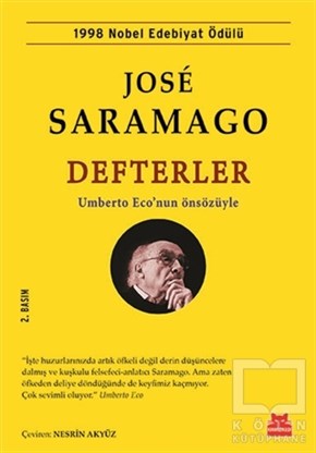 Jose SaramagoRomanDefterler