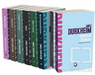 Emile DurkheimTürkçe RomanlarEmile Durkheim Seti (8 Kitap Takım)