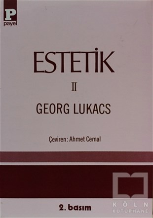 Georg LukacsSanat Kuramı KitaplarıEstetik 2