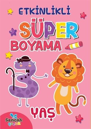 KolektifBoyama KitaplarıEtkinlikli Süper Boyama 3 Yaş