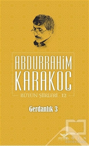 Abdurrahim KarakoçTürkçe Şiir KitaplarıGerdanlık 3