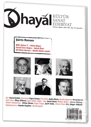 KolektifDiğerHayal Kültür Sanat Edebiyat Dergisi Sayı: 78 Temmuz - Ağustos - Eylül 2021