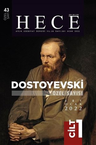 KolektifDergilerHece Dergisi Özel Sayısı 43 - Dostoyevski- 2  Kitap Takım