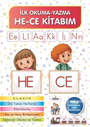 Ahmet AltayOkul Öncesi Çocuk Kitaplarıİlk Okuma - Yazma He-ce Kitabım