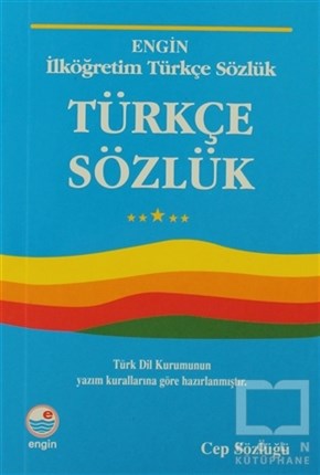 Cahit KavcarReferans - Kaynak Kitapİlköğretim Türkçe Sözlük (Cep Sözlüğü)