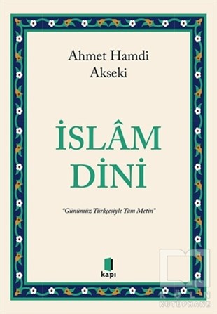 Ahmet Hamdi Aksekiİslam Eğitimi Kitaplarıİslam Dini