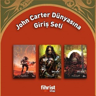 Edgar Rice BurroughsBilimkurgu KitaplarıJohn Carter Dünyasına Giriş Seti - 3 Kitap Takım - Sticker Hediyeli
