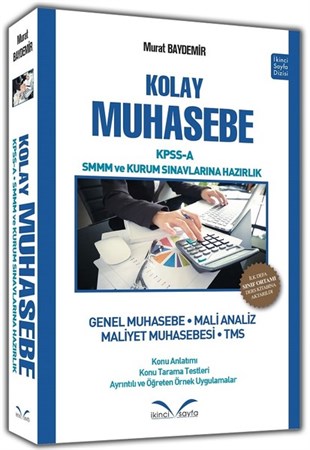 Murat BaydemirKPSSKolay Muhasebe-KPSS A-SMMM ve Kurum Sınavlarına Hazırlık