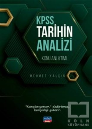 Mehmet YalçınSınavlara Hazırlık KitaplarıKPSS Tarihin Analizi Konu Anlatımı