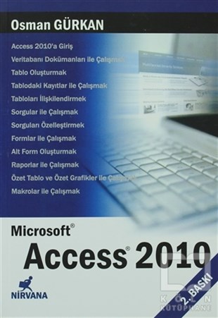 Osman GürkanProgramlama KitaplarıMicrosoft Access 2010
