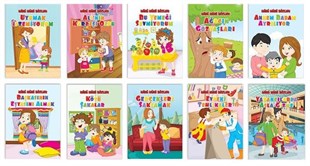 KolektifOkul Öncesi Masal KitaplarıMini Mini Bizler - Okul Öncesi Eğitici Hikaye Seti - 10 Kitap Takım