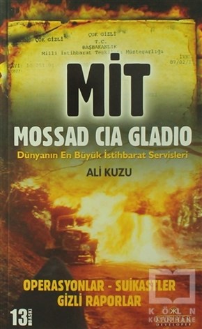 Ali KuzuKurumlar, ÖrgütlerMİT Mossad CIA Gladio