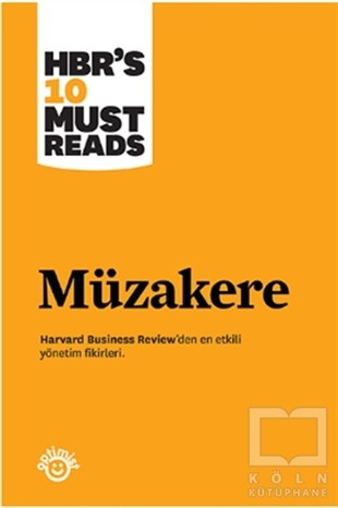 Harvard Business ReviewAraştırma & İnceleme & Kuram KitaplarıMüzakere