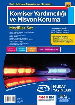 KolektifEmniyet Genel Müdürlüğü SınavlarıPolis Meslek Hukuku ve Mevzuatı Modüler Set 2500