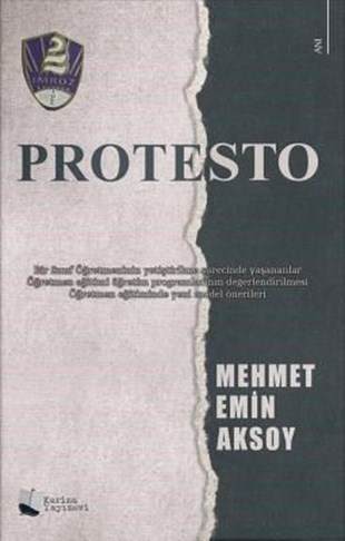 Mehmet Emin AksoyAnı & Mektup & Günlük KitaplarıProtesto