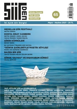 KolektifŞiir DergileriŞiirden İki Aylık Şiir Dergisi Sayı: 65 Mayıs - Haziran 2021