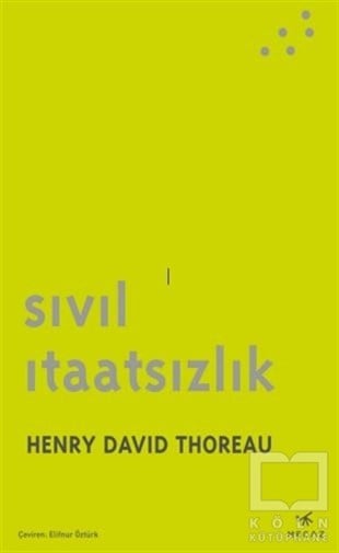 Henry David ThoreauEğitim Felsefesi KitaplarıSivil İtaatsizlik