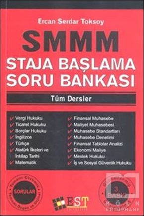 Ercan Serdar ToksoyDiğerSMMM Staja Başlama Soru Bankası