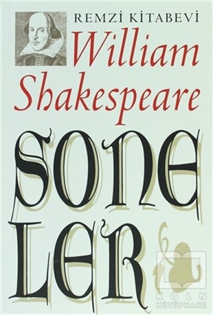 William ShakespeareTürkçe Şiir KitaplarıSoneler