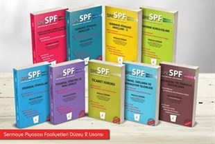 Mehmet DoğanSPK/SPFSPK-SPF Sermaye Piyasası Faaliyetleri Düzey 2 Lisansı 9 Kitap Takım