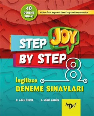 Arzu ÖncelYabanci DilStep By Step Joy 8.Sınıf İngilizce Deneme Sınavları